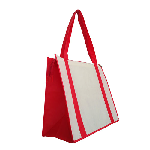 Non Woven Large Zipped Shopping Bag